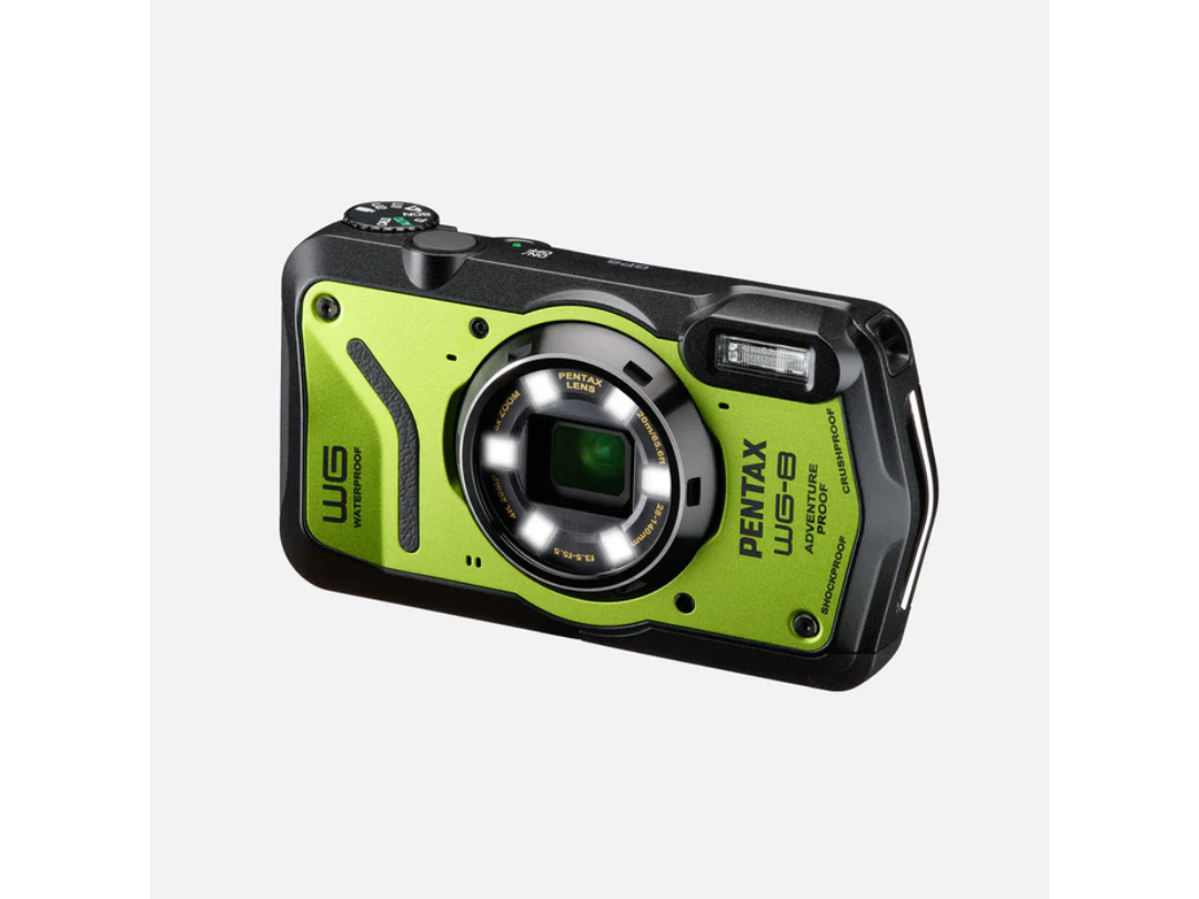 Pentax WG-8 Waterproof Digital Camera, 20 MP, 5X Zoom, 4K Video Pentax WG-8 Waterproof Digital Camera, 20 MP, 5X Zoom, 4K Video